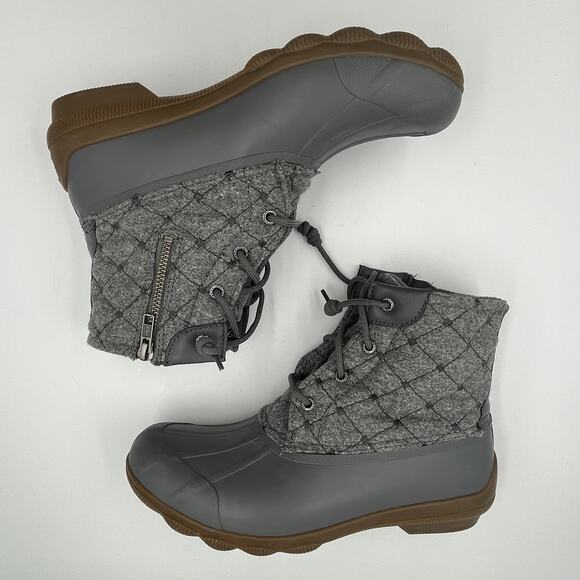 Sperry Women's Syren Gulf Wool Duck Boots Gray 8.5 - Picture 3 of 8